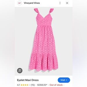 New vineyard vines eyelet dress